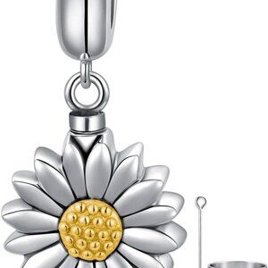 Sunflower/Heart/Cross/Red Cardinal/Family Tree of Life Cremation Charm for Ashes
